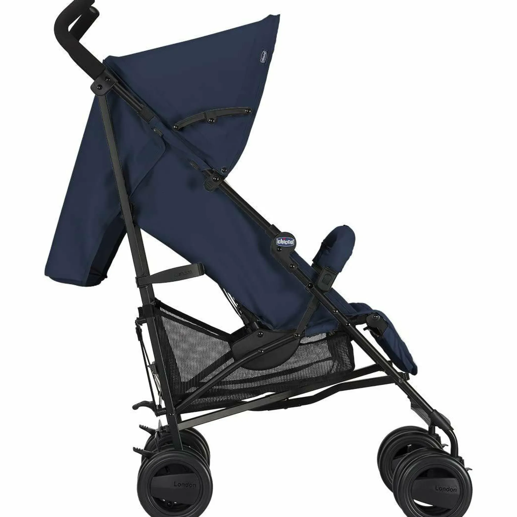 Accessoires De Puériculture|CHICCO poussette canne London up Blue Passion