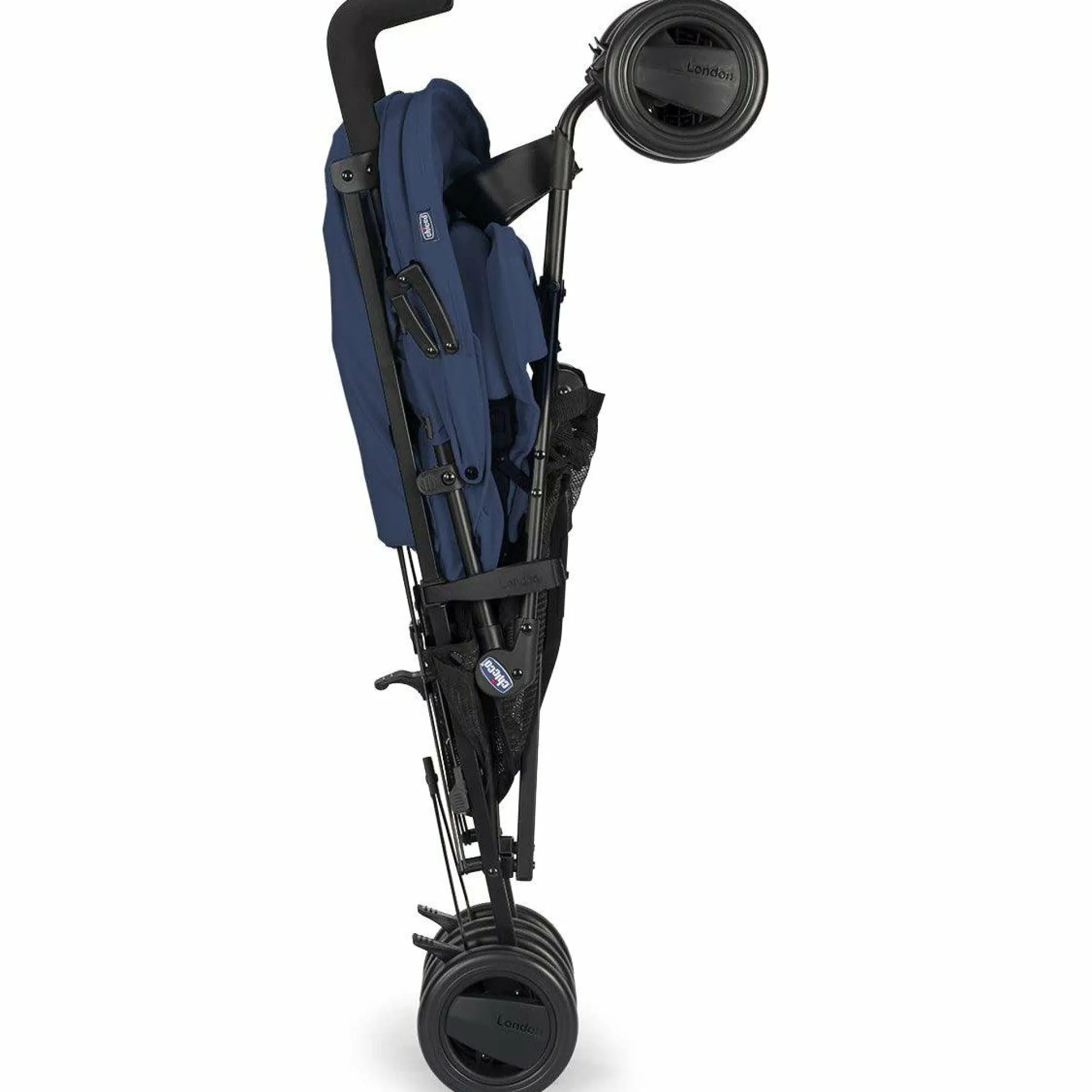 Accessoires De Puériculture|CHICCO poussette canne London up Blue Passion