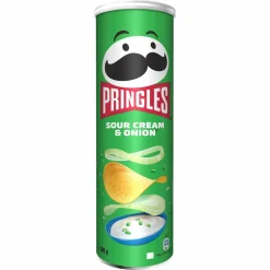 Épicerie Salée|PRINGLES Chips tuiles crème et oignon