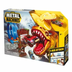 Jouet|De 2 À 4 Ans|ZURU Circuit métal machines T-rex attack