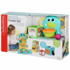 Jouet|De 0 À 24 Mois|Stokomani Coffret 3 jeux d'éveil