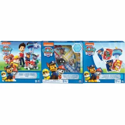 Jouet|Jeux De Société|LA PAT PATROUILLE Coffret 3 jeux licence