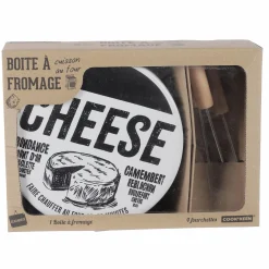 Vaisselle Et Service|Stokomani Coffret boite à fromage + 4 fourchettes