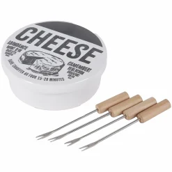 Vaisselle Et Service|Stokomani Coffret boite à fromage + 4 fourchettes