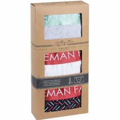 Sous-Vêtements Et Vêtements De Nuit|GENTLEMAN FARMER Coffret de 3 boxers coton uni