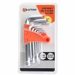 Outils De Bricolage|CRAFTON Coffret de 9 clés allen
