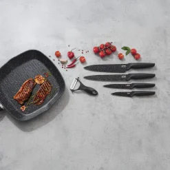 Vaisselle Et Service|FIVE Coffret de 4 couteaux en inox + 1 économe