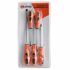 Outils De Bricolage|CRAFTON Coffret de 5 tournevis