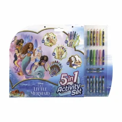 Jouet|Loisirs Créatifs|Stokomani Coffret de coloriage 5 en 1 La Petite Sirène