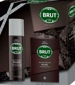 Coffrets Beauté Et Parfums|BRUT Coffret Déodorant & Eau de Toilette Musk
