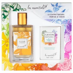 Coffrets Beauté Et Parfums|Stokomani Coffret Eau de parfum fleur d'oranger 80 ml et savon amande douce naturel