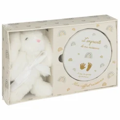 Accessoires De Puériculture|ATMOSPHERA FOR KIDS Coffret empreinte de bébé avec peluche