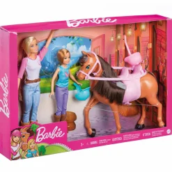Jouet|De 2 À 4 Ans|BARBIE Coffret leçon d'équitation