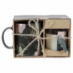 Vaisselle Et Service|Stokomani Coffret mug vert + bougie parfumée à la vanille