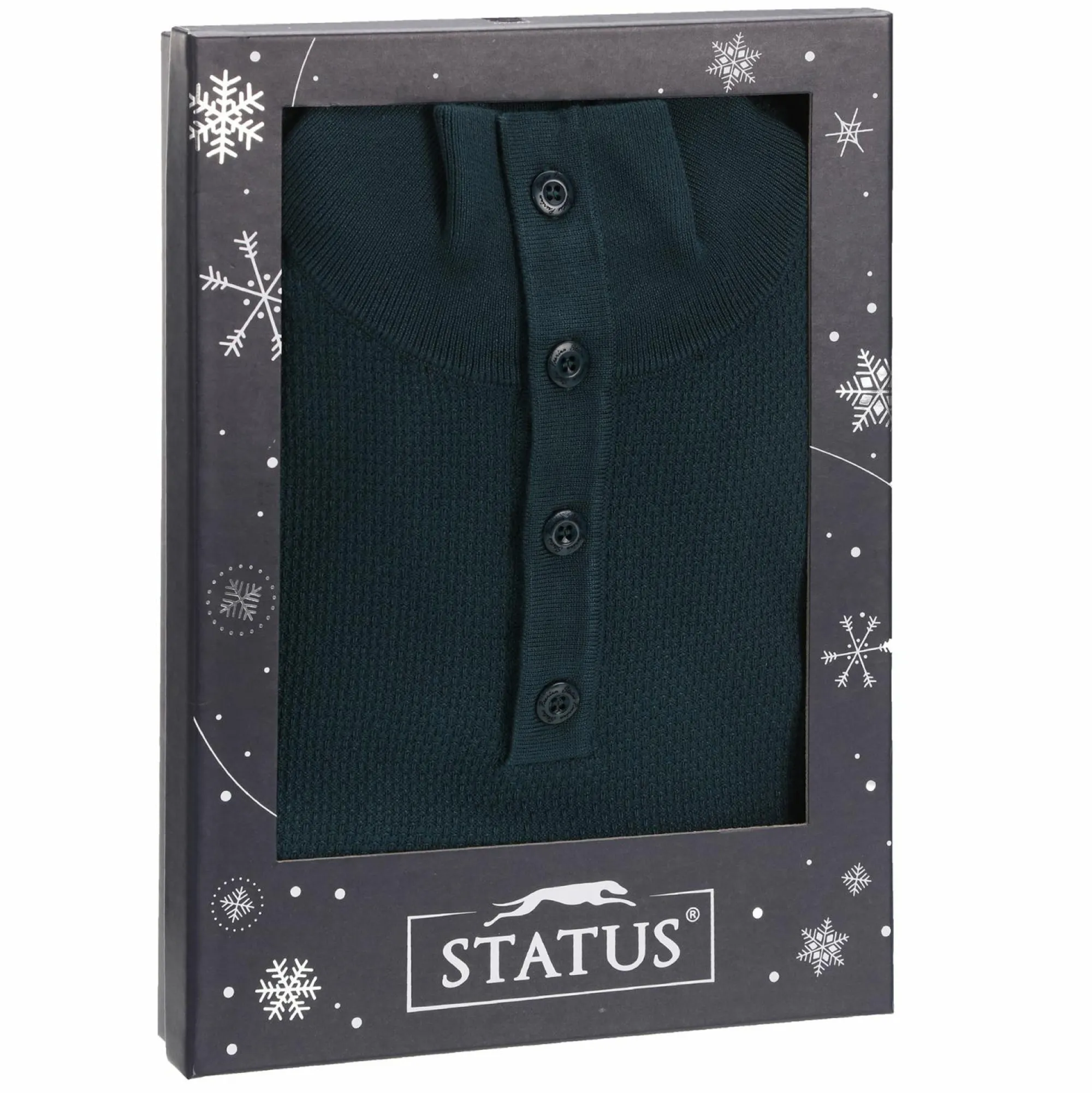 Hauts|STATUS Coffret pull col montant avec soie