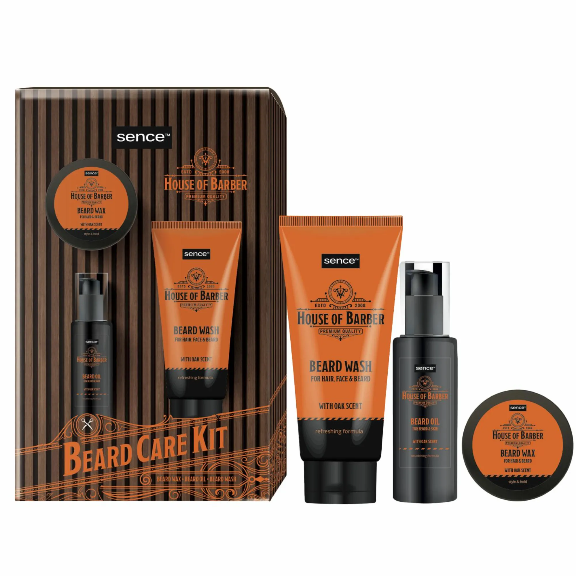 Coffrets Beauté Et Parfums|SENCE Coffret soin barbe homme House of barber