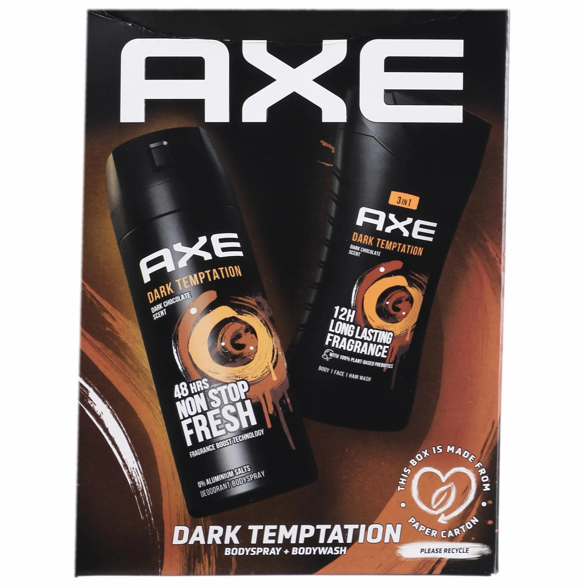 Coffrets Beauté Et Parfums|AXE Coffret Temptation déodorant 150ml + gel douche 250ml