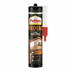 Outils De Bricolage|PATTEX Colle de fixation Fixotac néoprène Intérieur et Extérieur Blanche