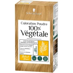 Cheveux|SCHWARZKOPF COLORATION EN POUDRE 100% VEGETALE BLOND DORE