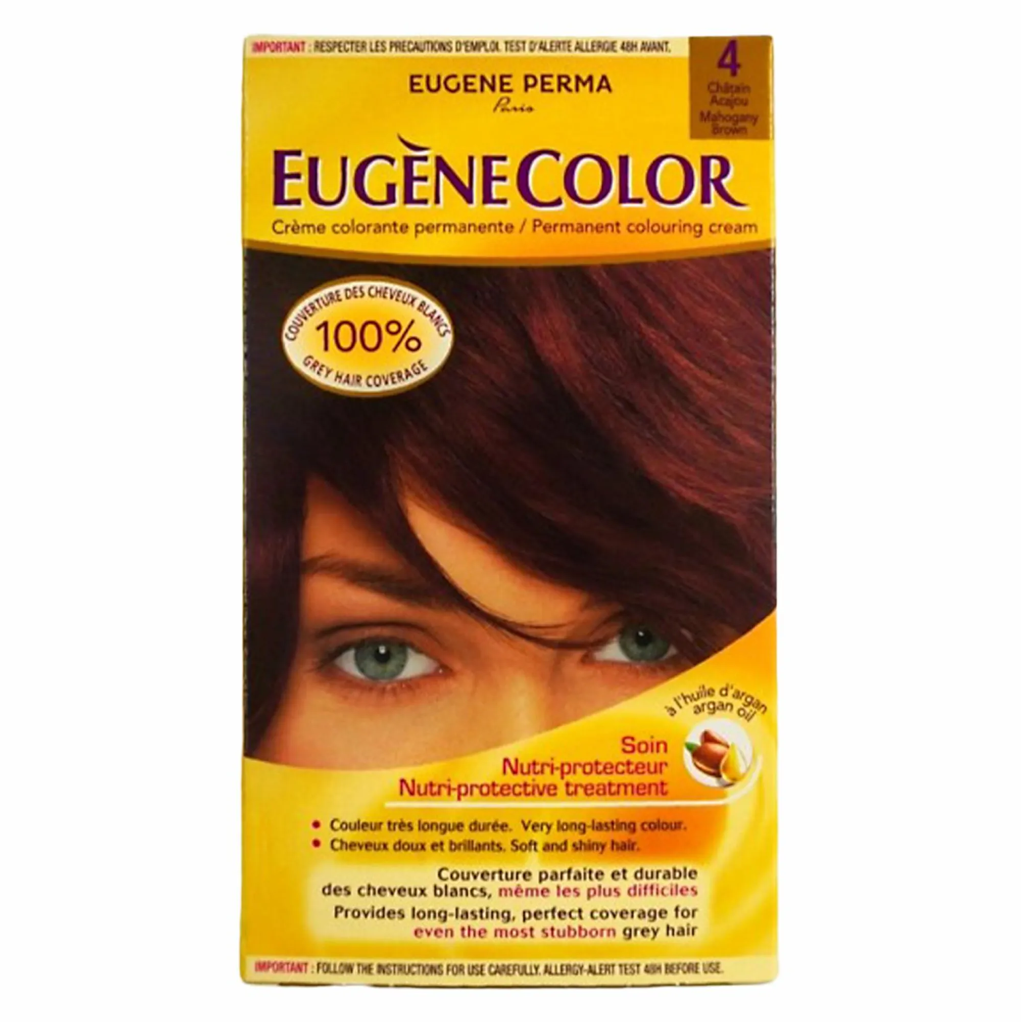 Cheveux|EUGENE COLOR Coloration flashback Chatain acajou