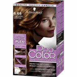 Cheveux|SCHWARZKOPF Coloration permanente Pro Color 6.68 Caramel Carmin
