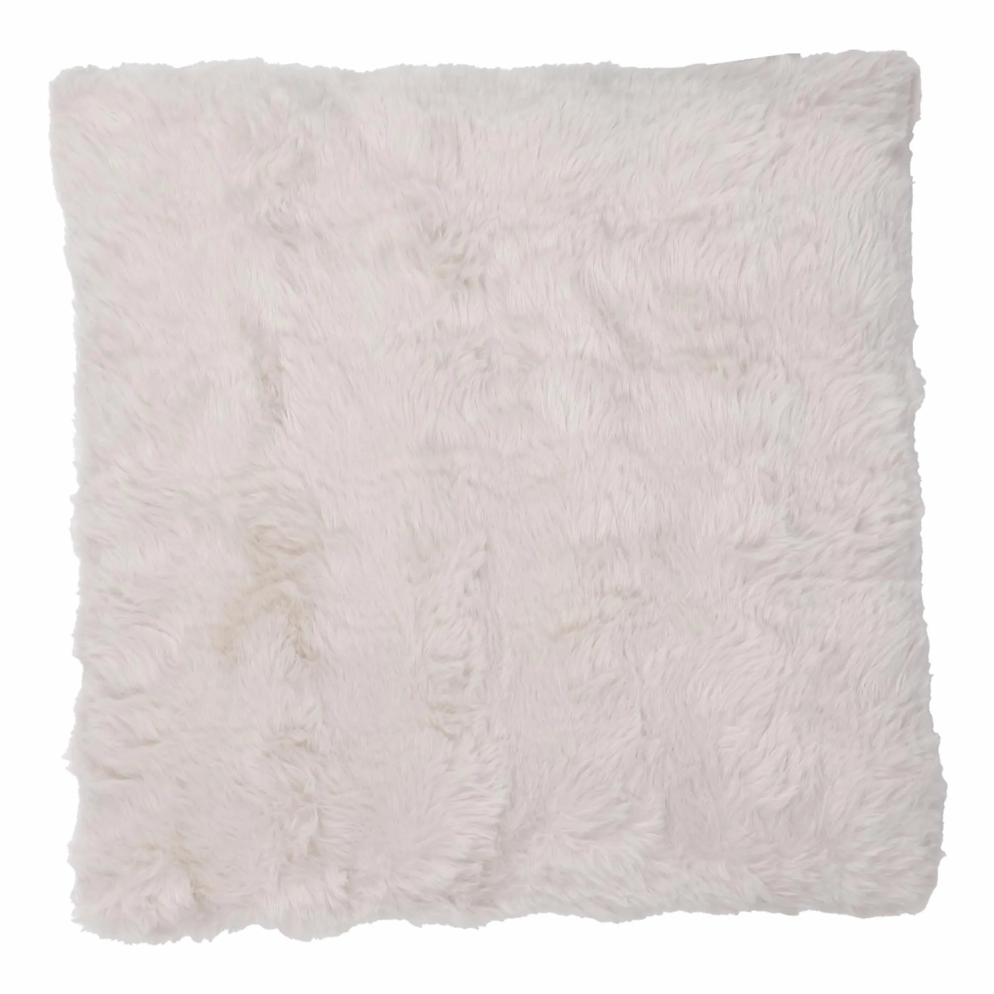 Tapis Et Coussins|Stokomani Coussin en fausse fourrure 40x40cm Beige