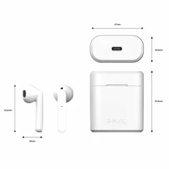Hightech Et Multimédia|Stokomani Écouteurs sans fil blanc