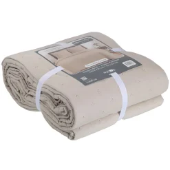 Linge De Chambre|Stokomani Couvre lit 240x260cm + 2 taies d'oreiller