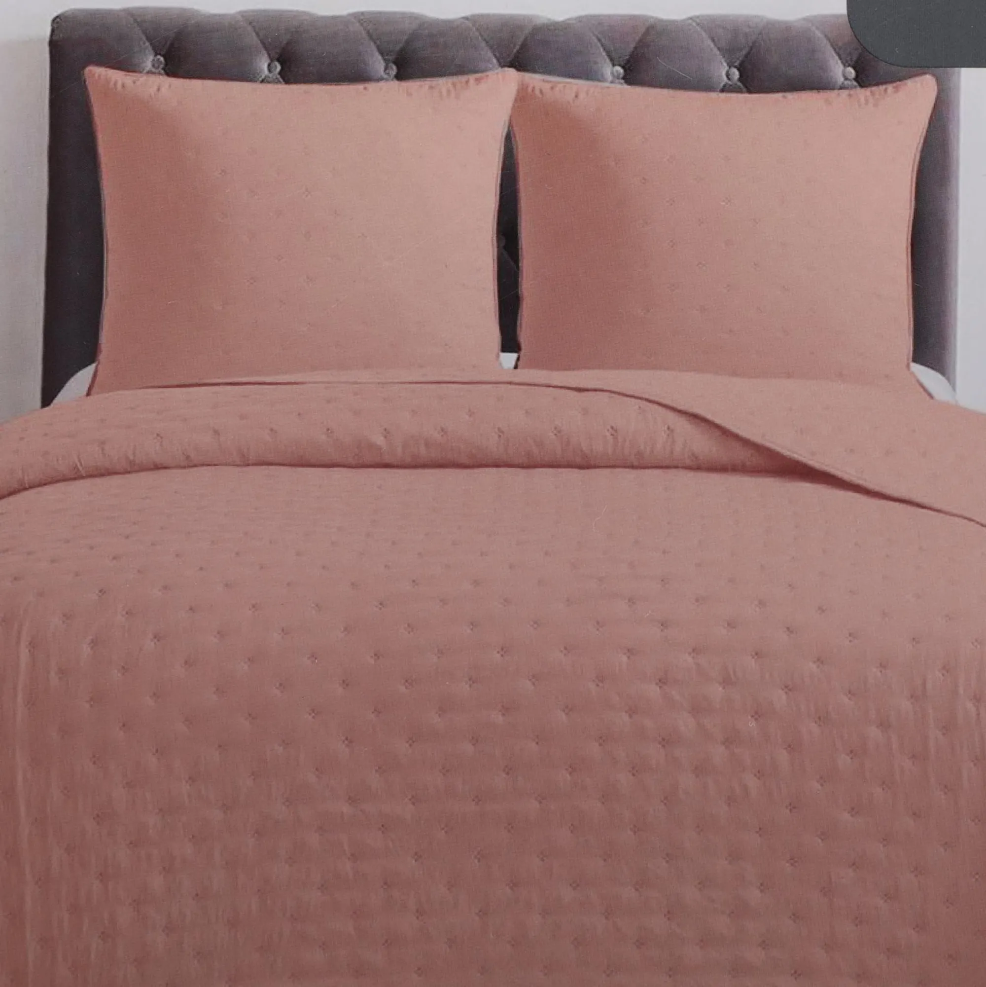 Linge De Chambre|Stokomani Couvre lit 240x260cm + 2 taies d'oreiller