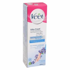 Hygiène|VEET CREME DEPILATOIRE SILK ET FRESH PEAUX SENSIBLES