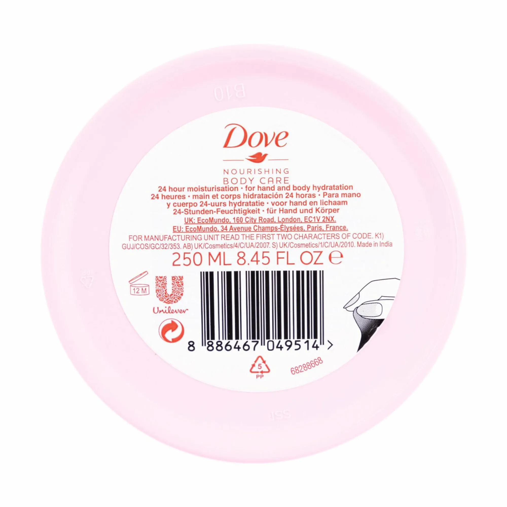Corps|DOVE Crème de beauté visage et corps