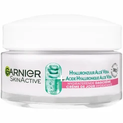 Visage|SKIN ACTIVE Crème de jour l'acide hyaluronique et à l'aloe vera