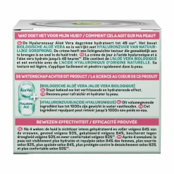Visage|SKIN ACTIVE Crème de jour l'acide hyaluronique et à l'aloe vera