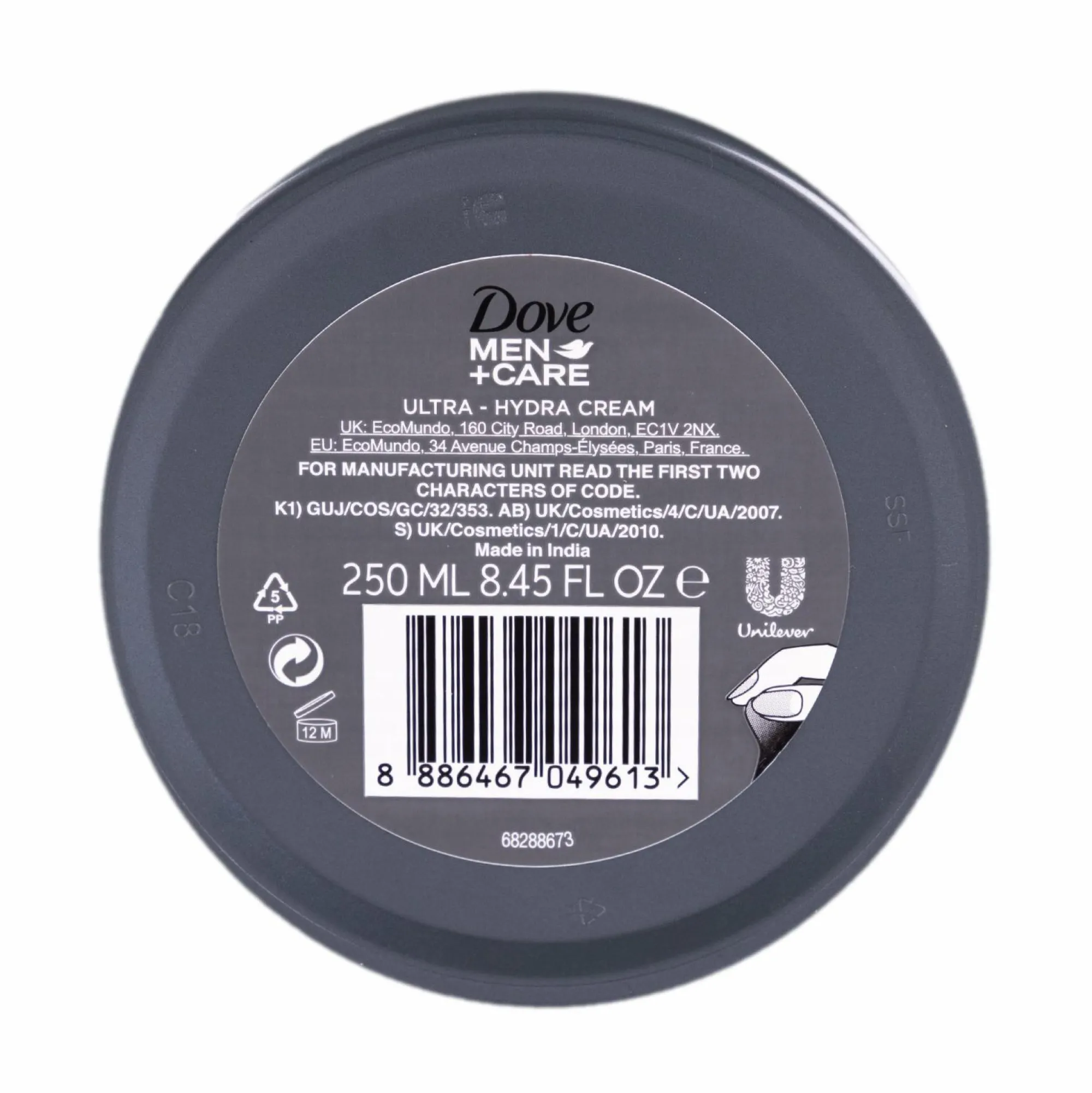 Corps|DOVE Crème visage corps et mains men