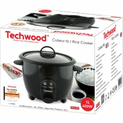 Cuisson Et Ustensiles|Petit Électroménager|TECHWOOD Cuiseur riz noir 1L