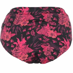 Lingerie Et Vêtements De Nuit|SEDUCCIA Culotte en dentelle fleurie noir et Rose