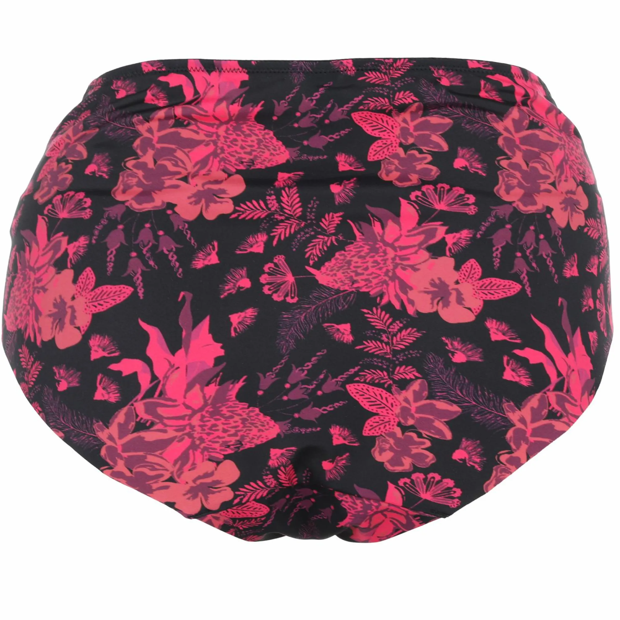 Lingerie Et Vêtements De Nuit|SEDUCCIA Culotte en dentelle fleurie noir et Rose