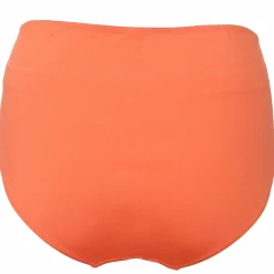 Lingerie Et Vêtements De Nuit|GERARD PASQUIER CULOTTE HAUTE BRODERIE ROUILLE Orange