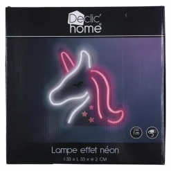 Luminaires|Stokomani Décoration murale Led Licorne