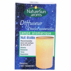 Santé Et Bien-Être|Accessoires Beauté|Stokomani Diffuseur huiles essentielles lampe aromatique nuit étoilée
