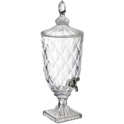 Vaisselle Et Service|Stokomani Distributeur à boisson sur pied en verre 3L