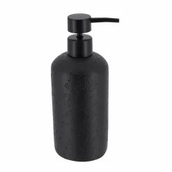 Salle De Bain Et Wc|Stokomani Distributeur à savon noir effet pierre