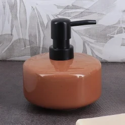 Salle De Bain Et Wc|Stokomani Distributeur à savon terracotta 400ml