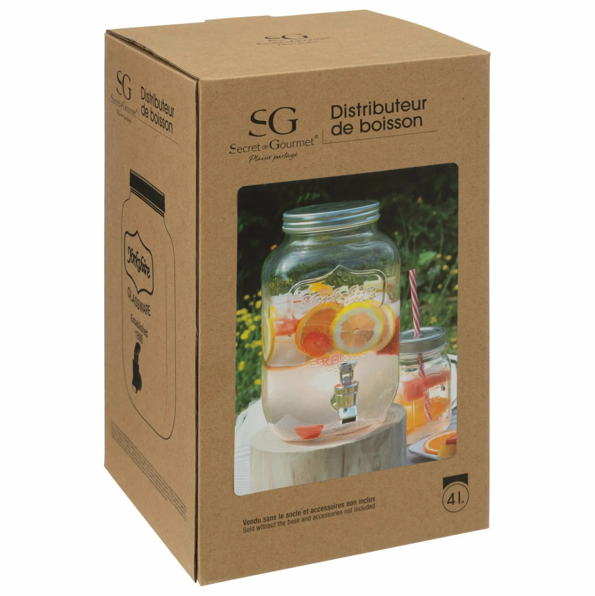 Vaisselle Et Service|SECRET DE GOURMET Distributeur de boisson 4L