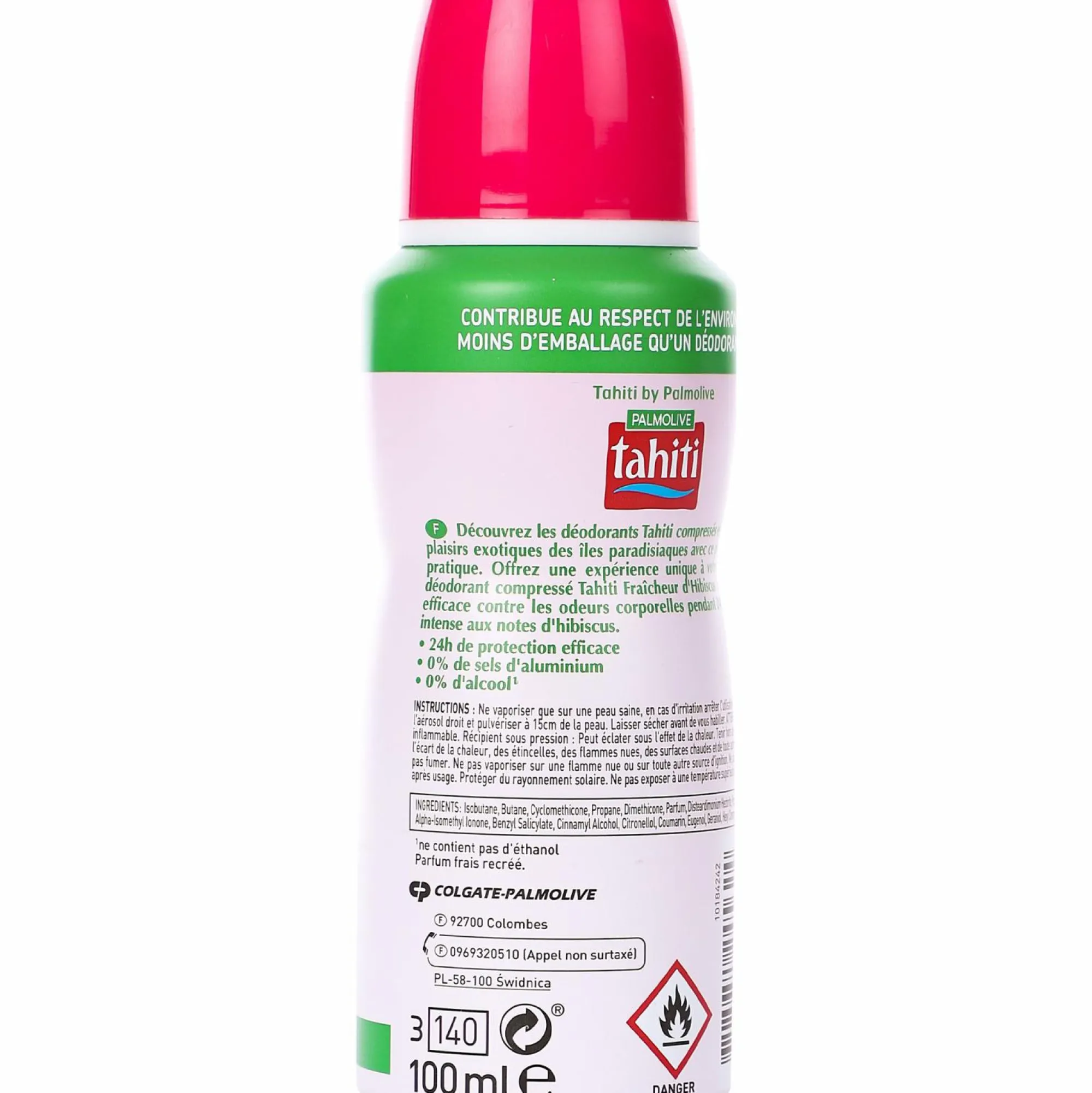 Hygiène|TAHITI Déodorant compressé fleur d'hibiscus