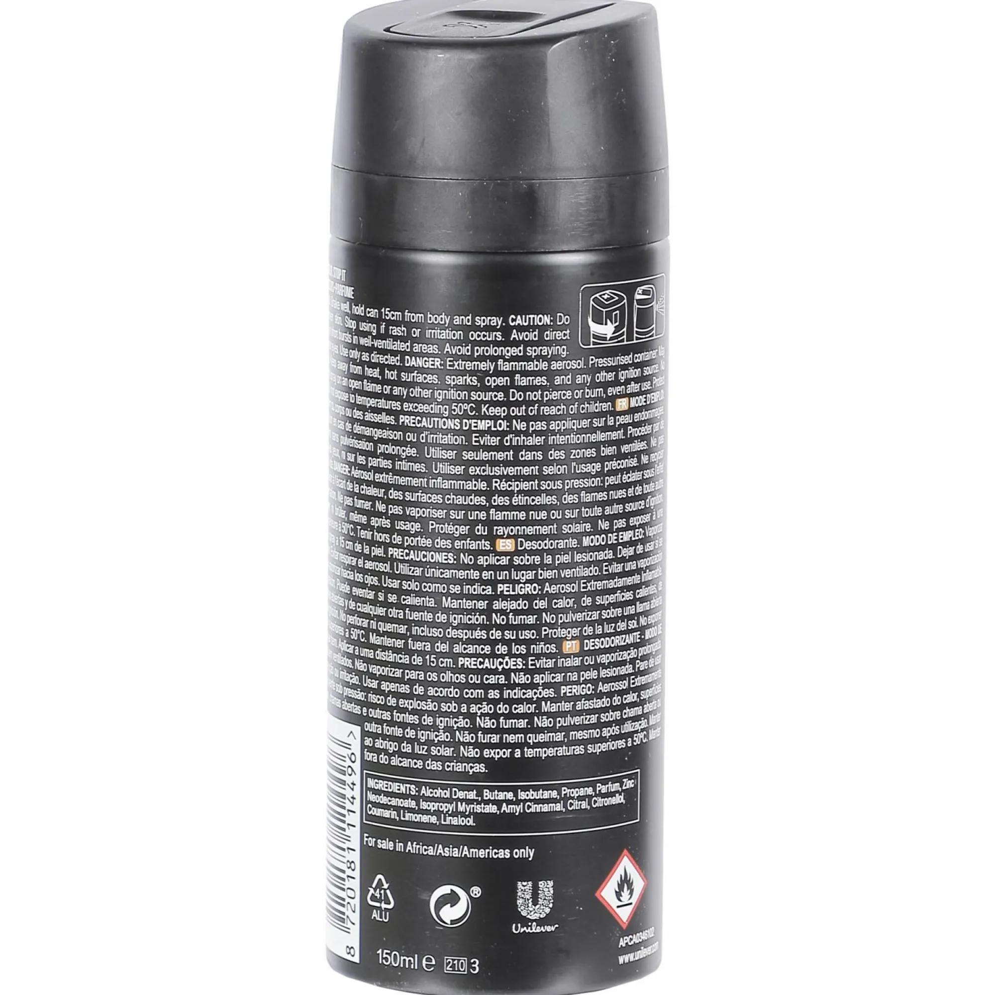 Hygiène|AXE Déodorant Dark Temptation 48h