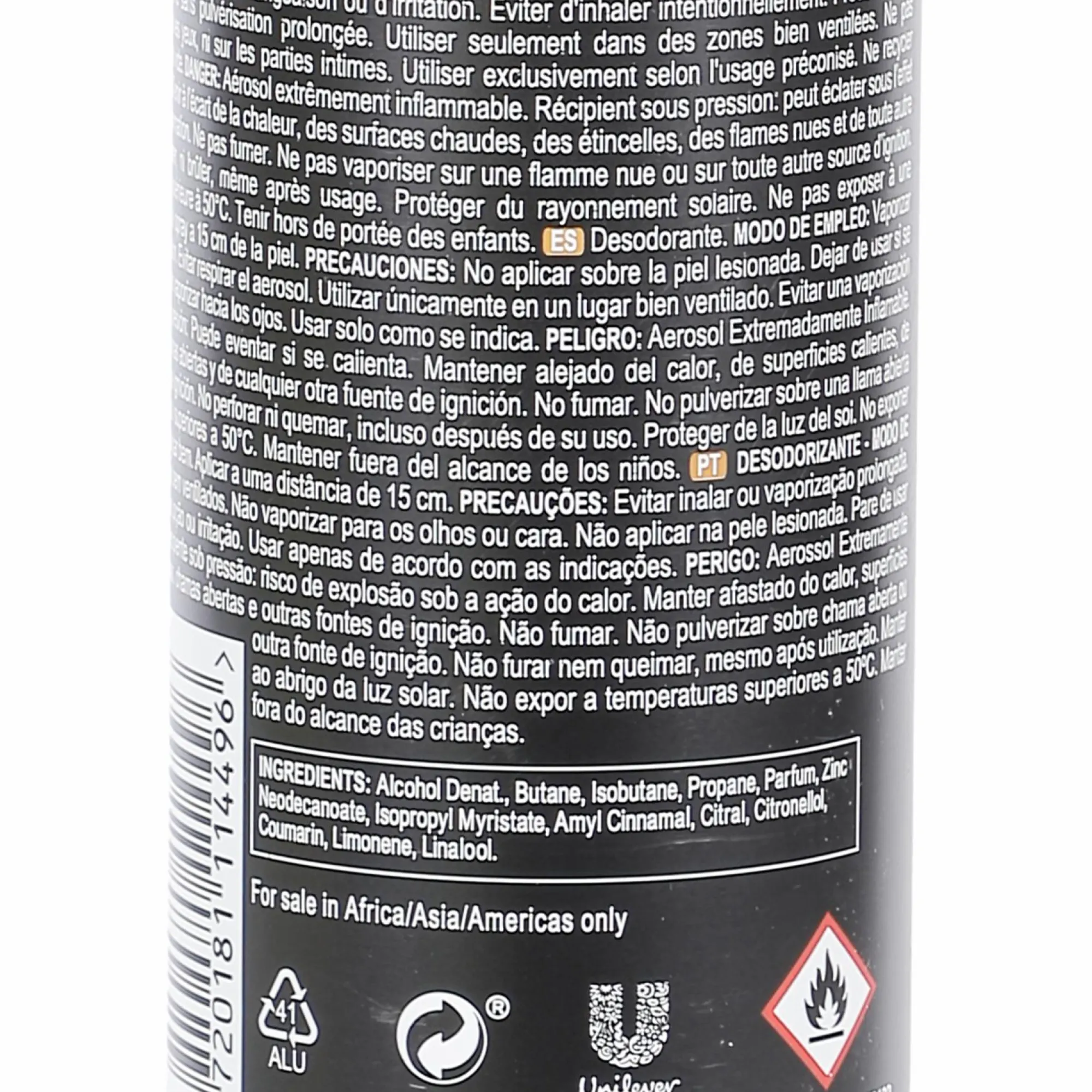 Hygiène|AXE Déodorant Dark Temptation 48h