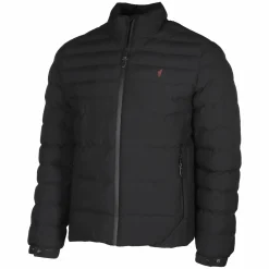 Vestes Et Manteaux|GENTLEMAN FARMER Doudoune zip imperméable Noir
