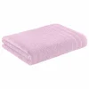 Linge De Bain|Salle De Bain Et Wc|Stokomani Drap de bain rose 90x145cm