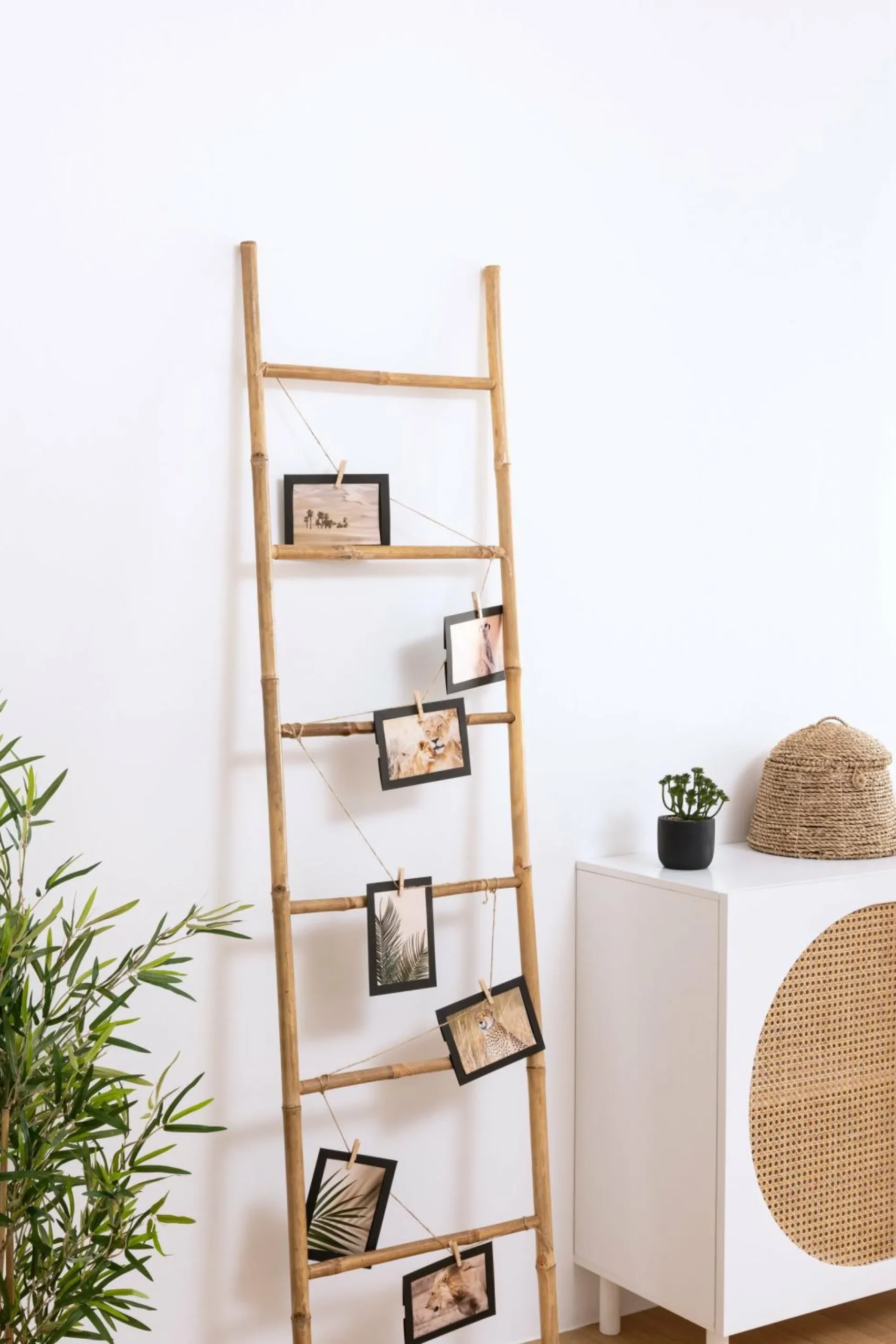 Objets Décoratifs|ATMOSPHERA Echelle décorative en bambou